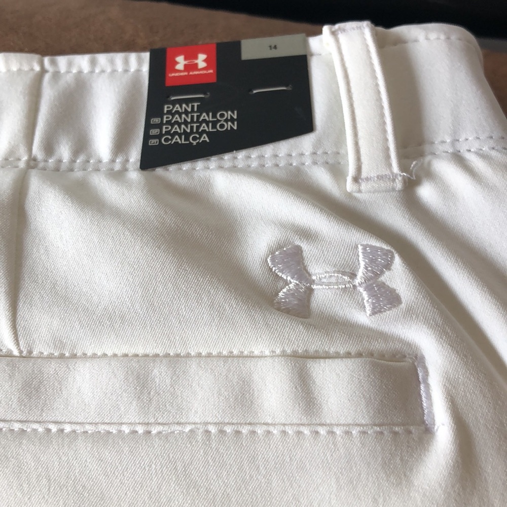 Under Armour Women's Straight Leg Pants - White